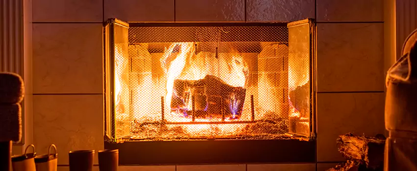 Mendota Hearth Landscape Fireplace Installation in Imperial Beach, California